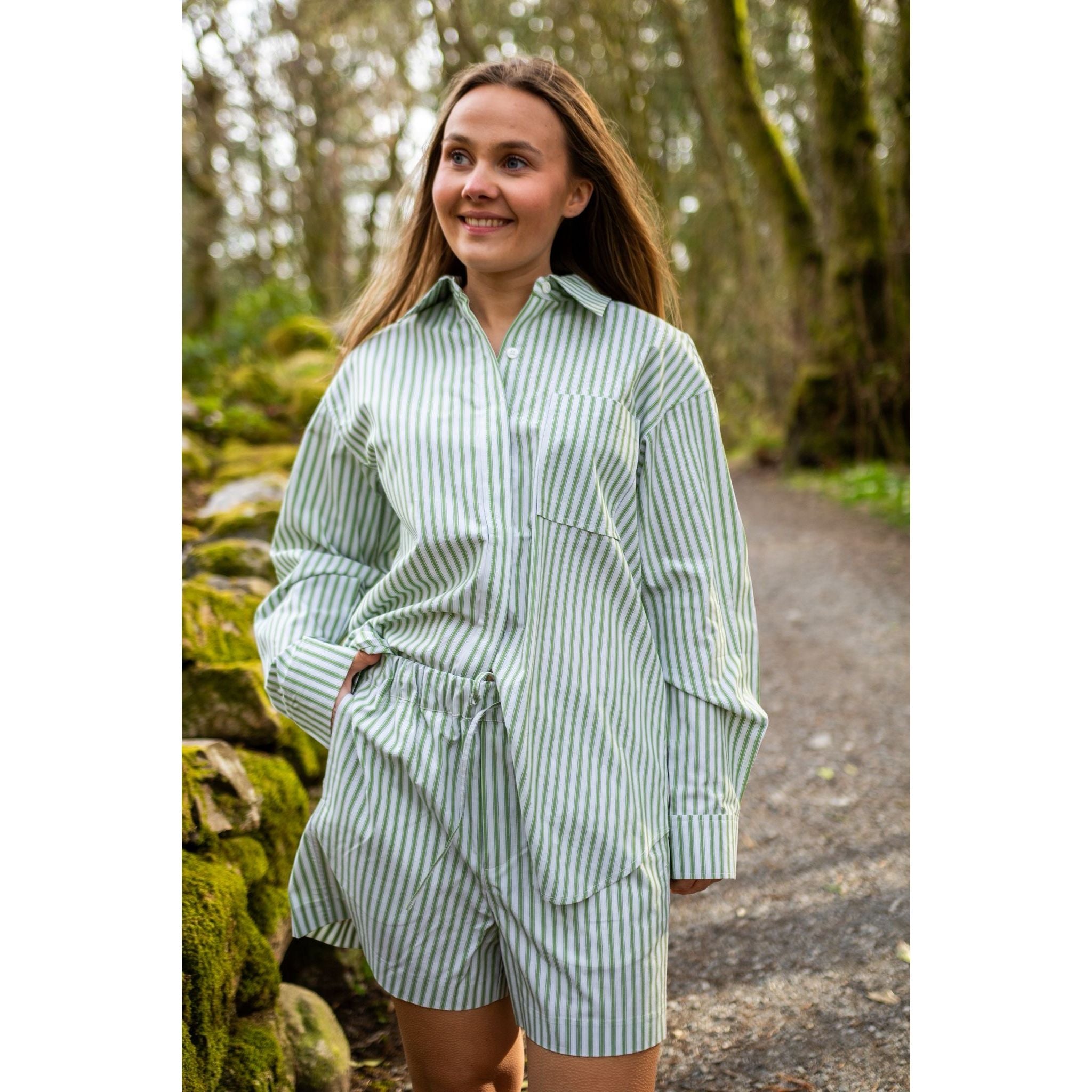 Loose-Fit Stripe Shirt