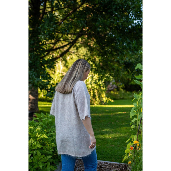 Fluffy Knit Tee