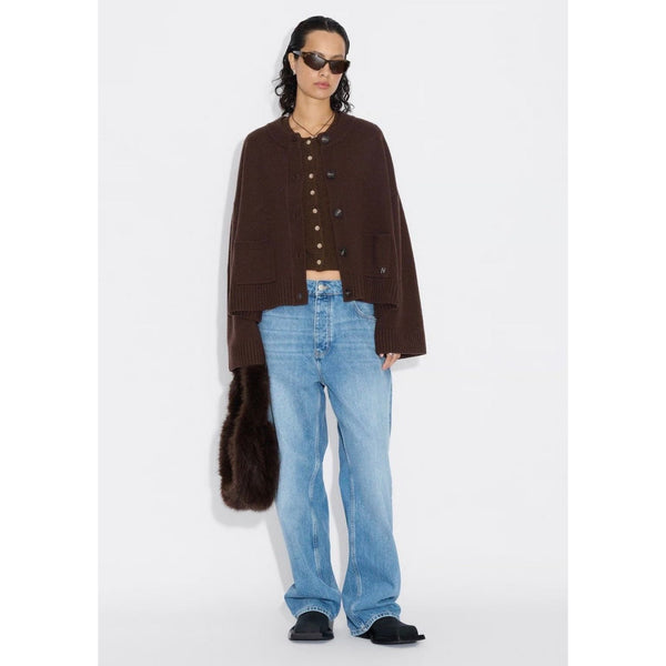 W Wool Wide Cardigan