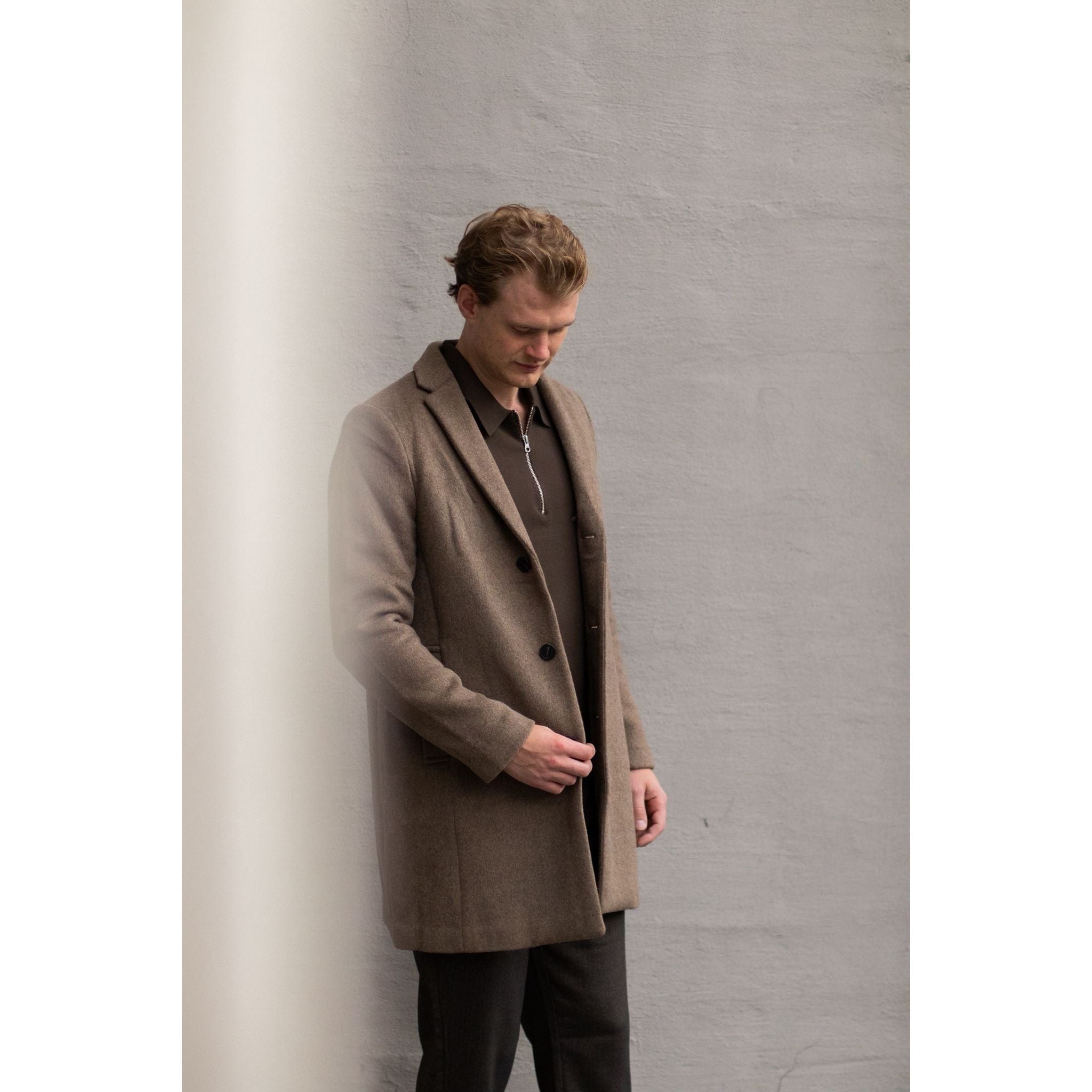 Miles Wool Coat Herre