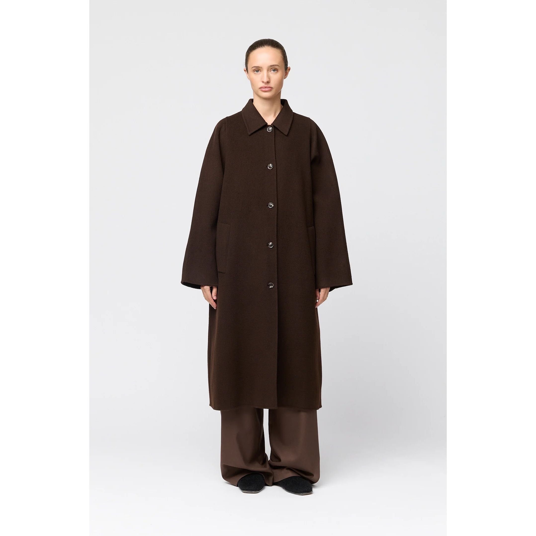 Doublé wool Trench