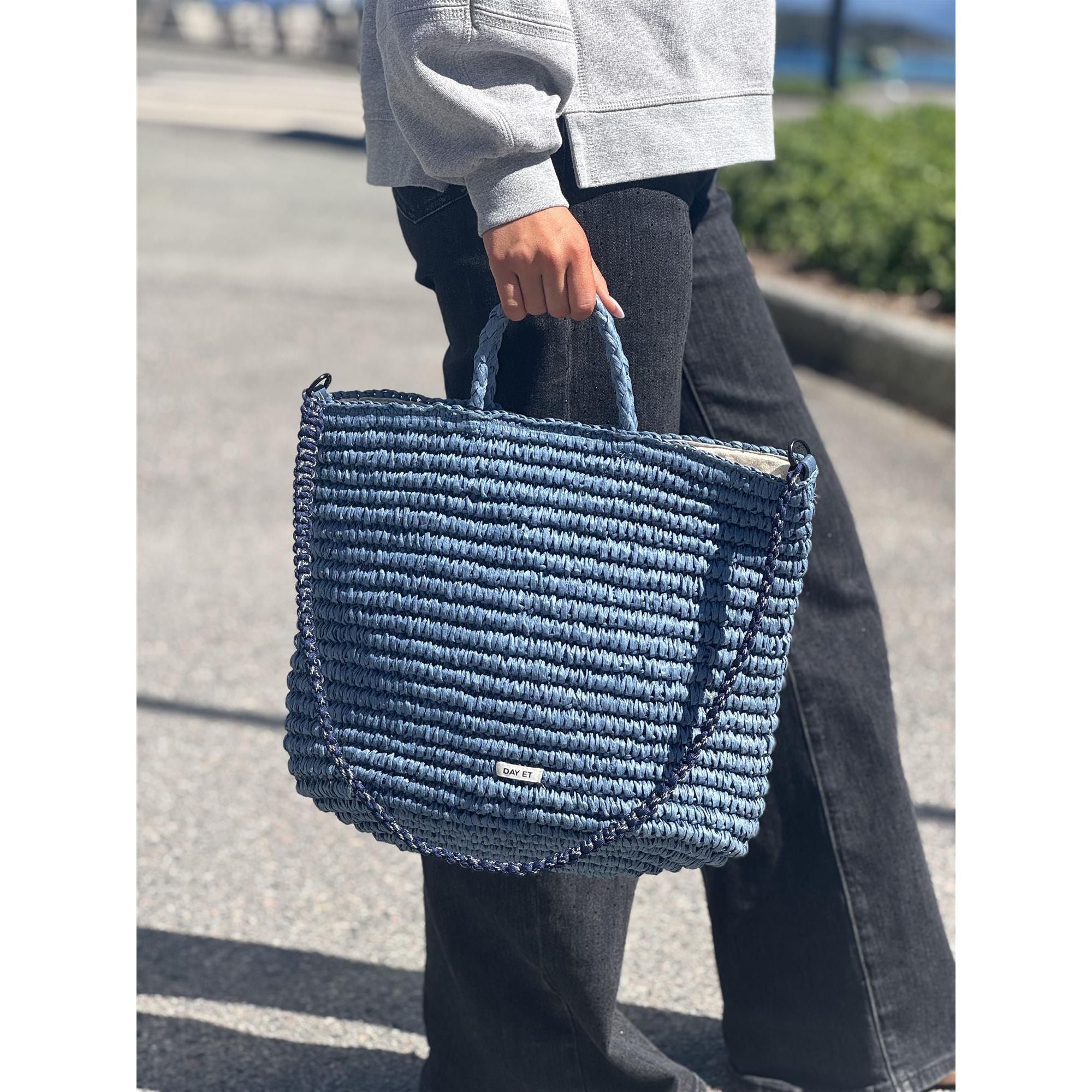 Day Summer Straw Travel Bag