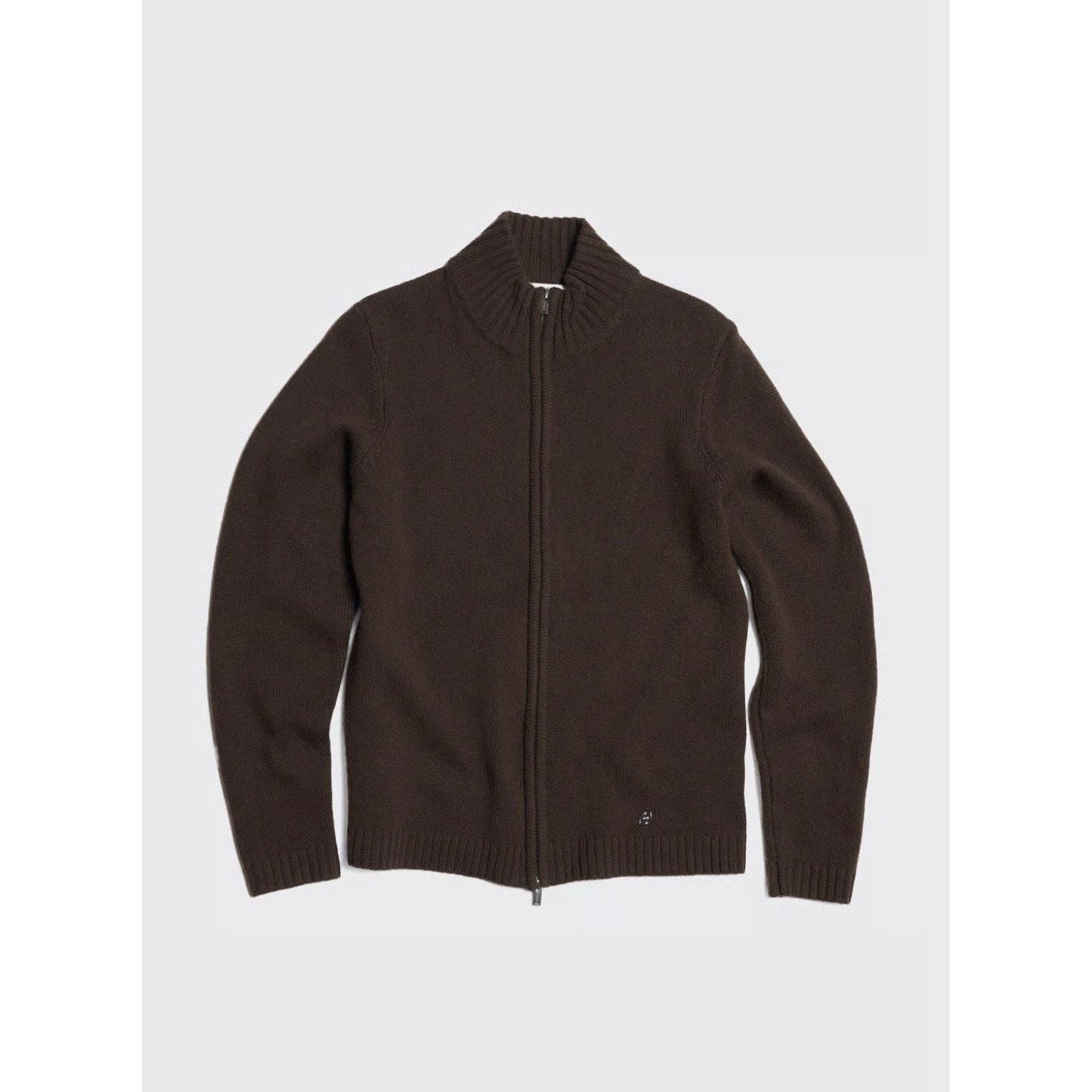 M. Wool Zip Cardigan Herre