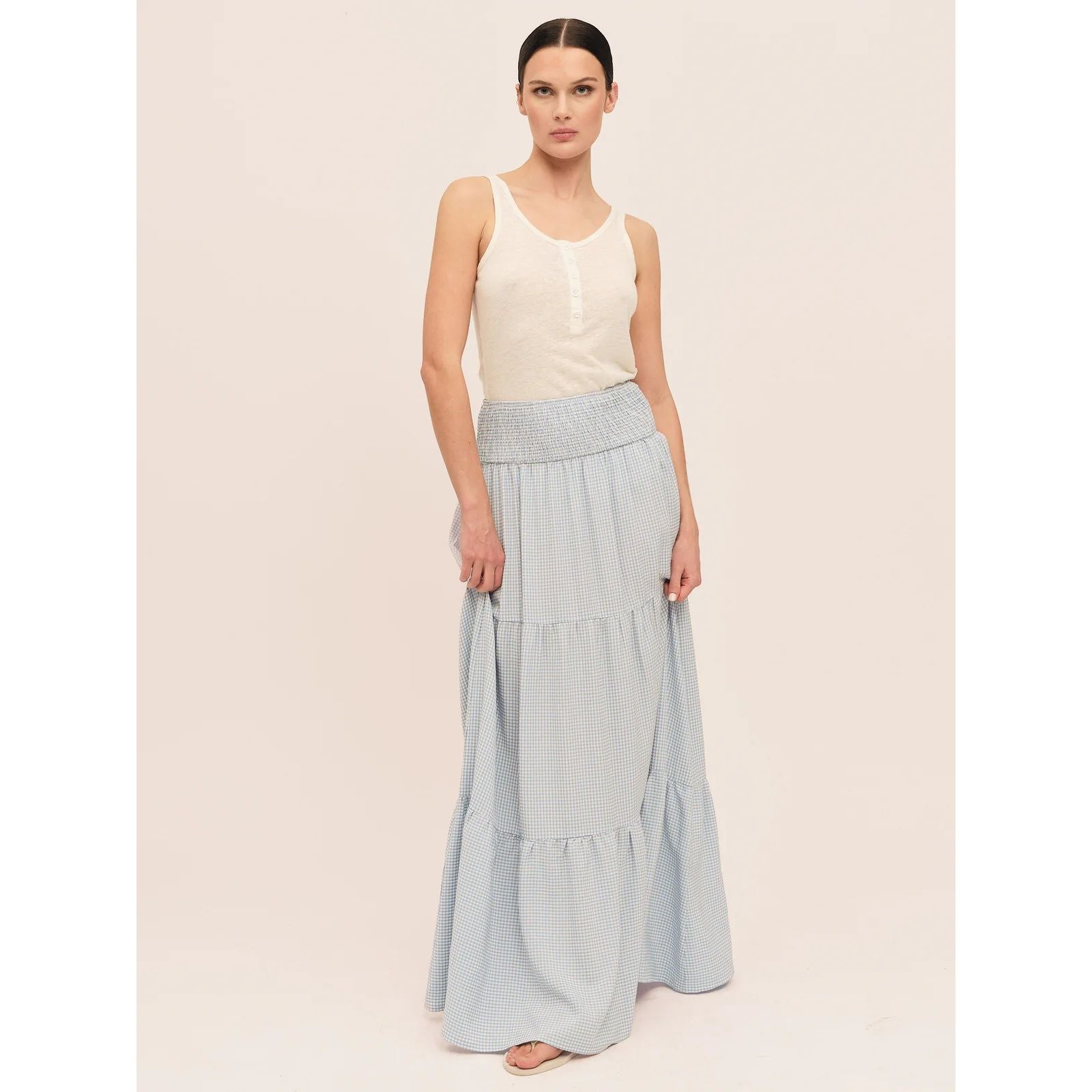 Breeze Button Tank Top