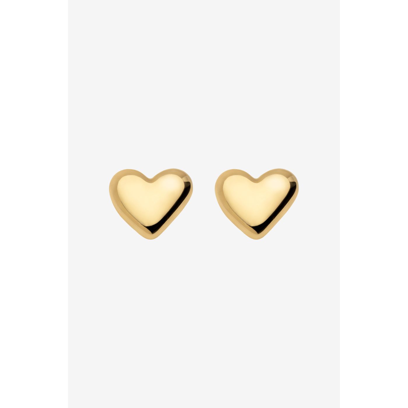 The Pebble Heart Studs