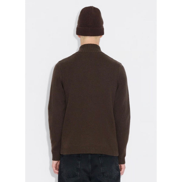 M. Wool Zip Cardigan Herre