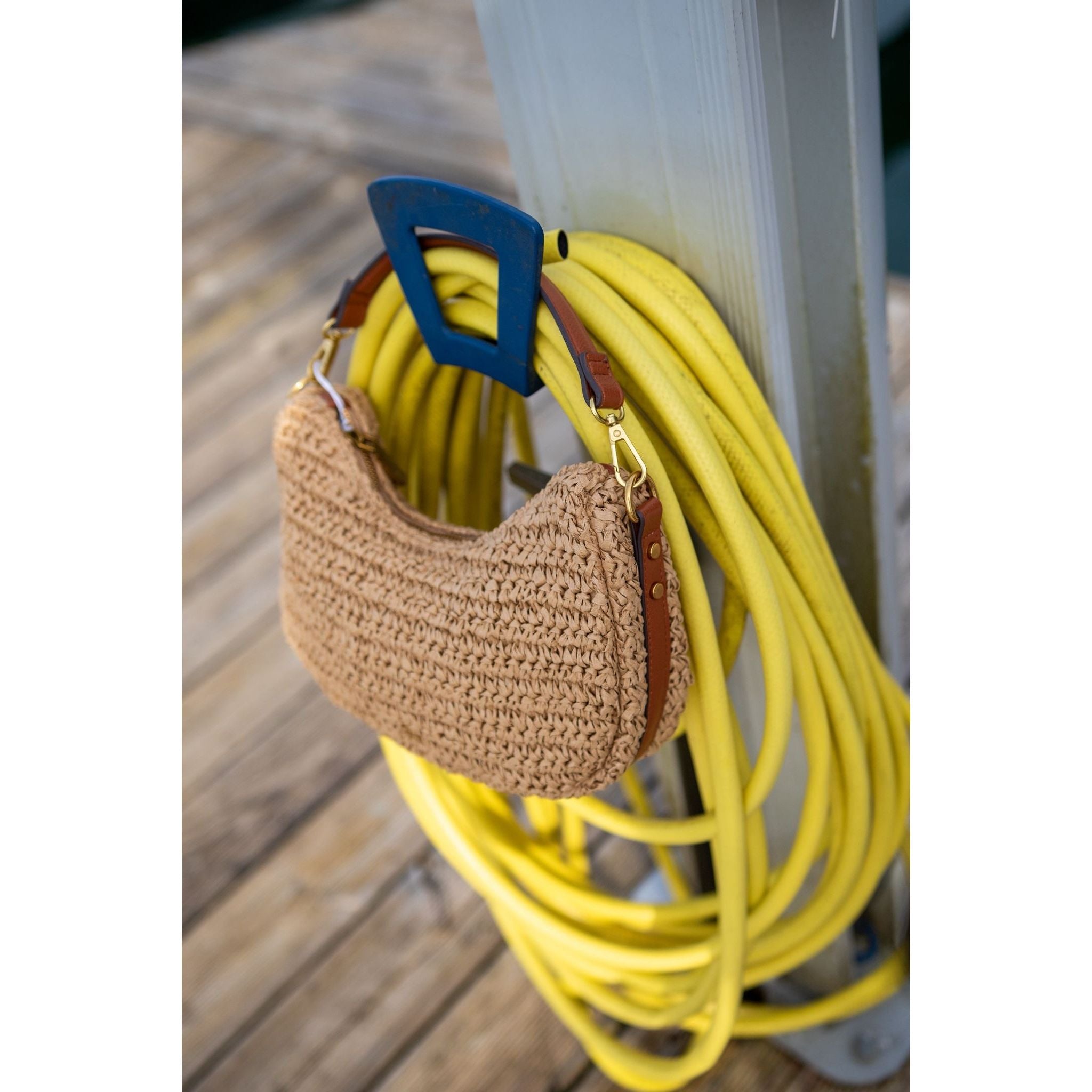Raffia Shoulder Bag