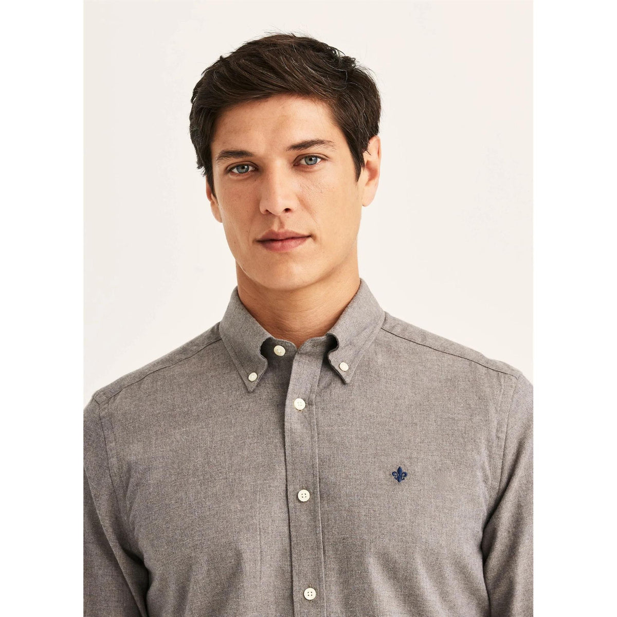Watts Flannel Shirt - Slim fit Herre