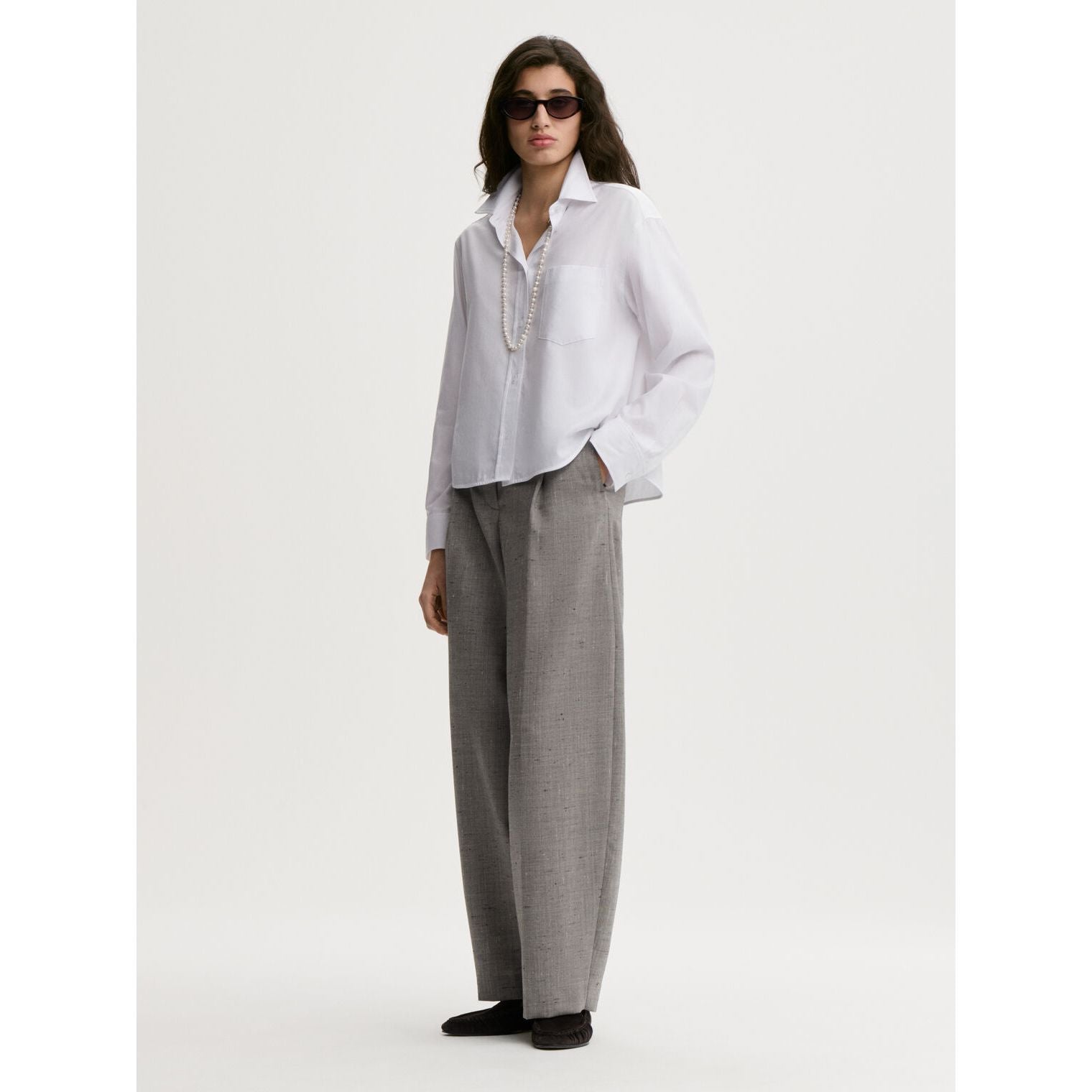 Audrey Cropped Shirt