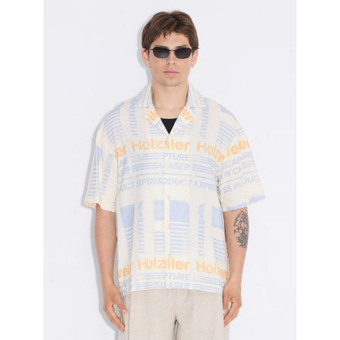 Pier Print Shirt Herre