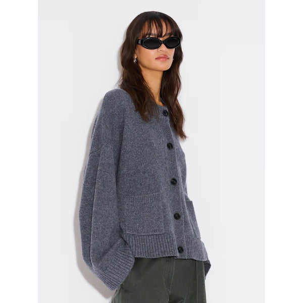 W Wool Wide Cardigan