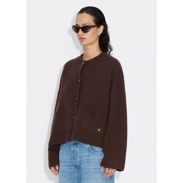 W Wool Wide Cardigan