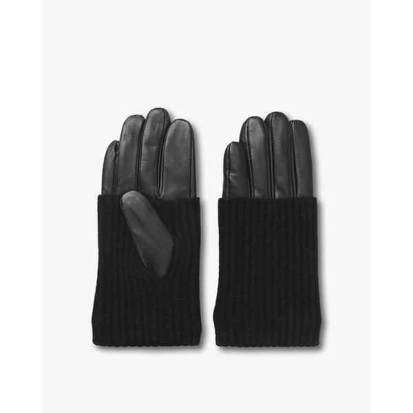 Leather Knit Hansker