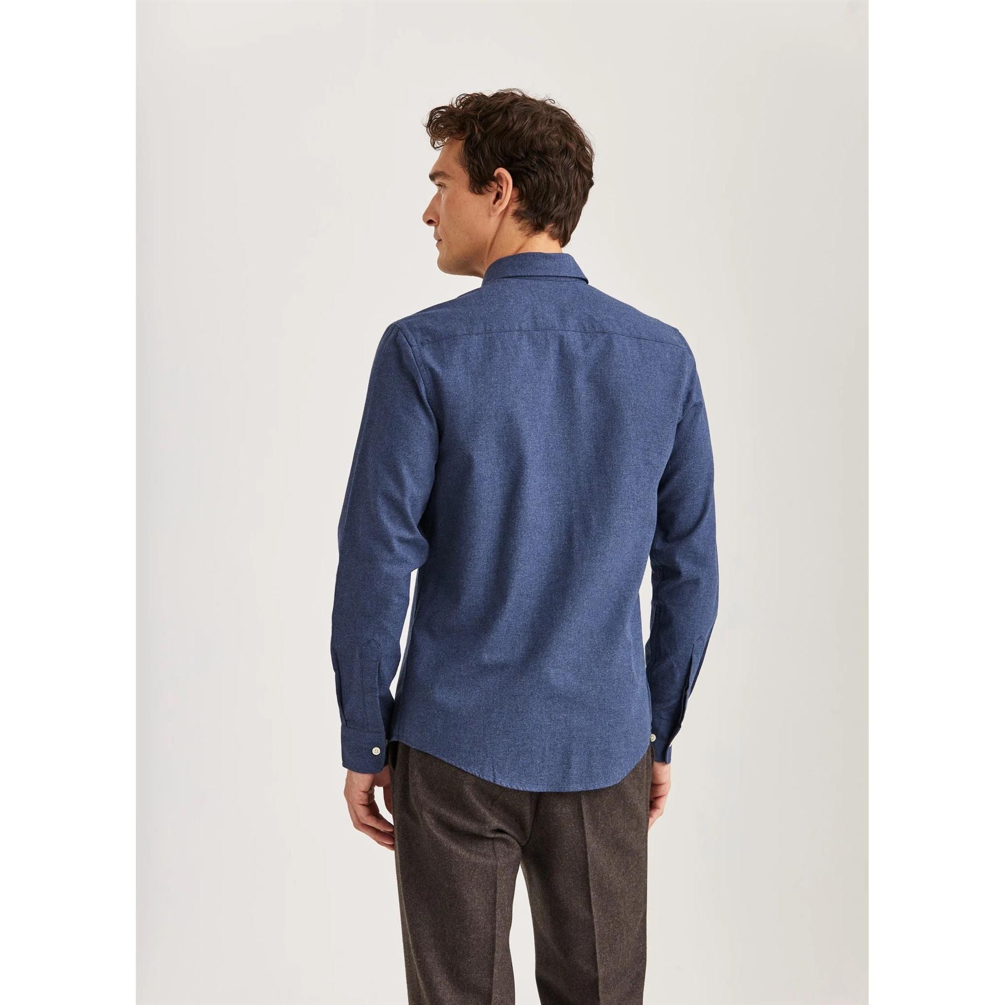 Watts Flannel Shirt - Slim fit Herre