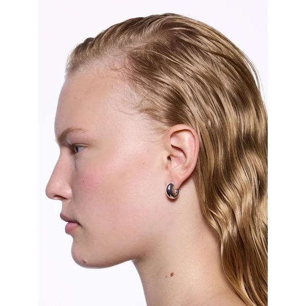 Prima Hoop Medium Silver Pair