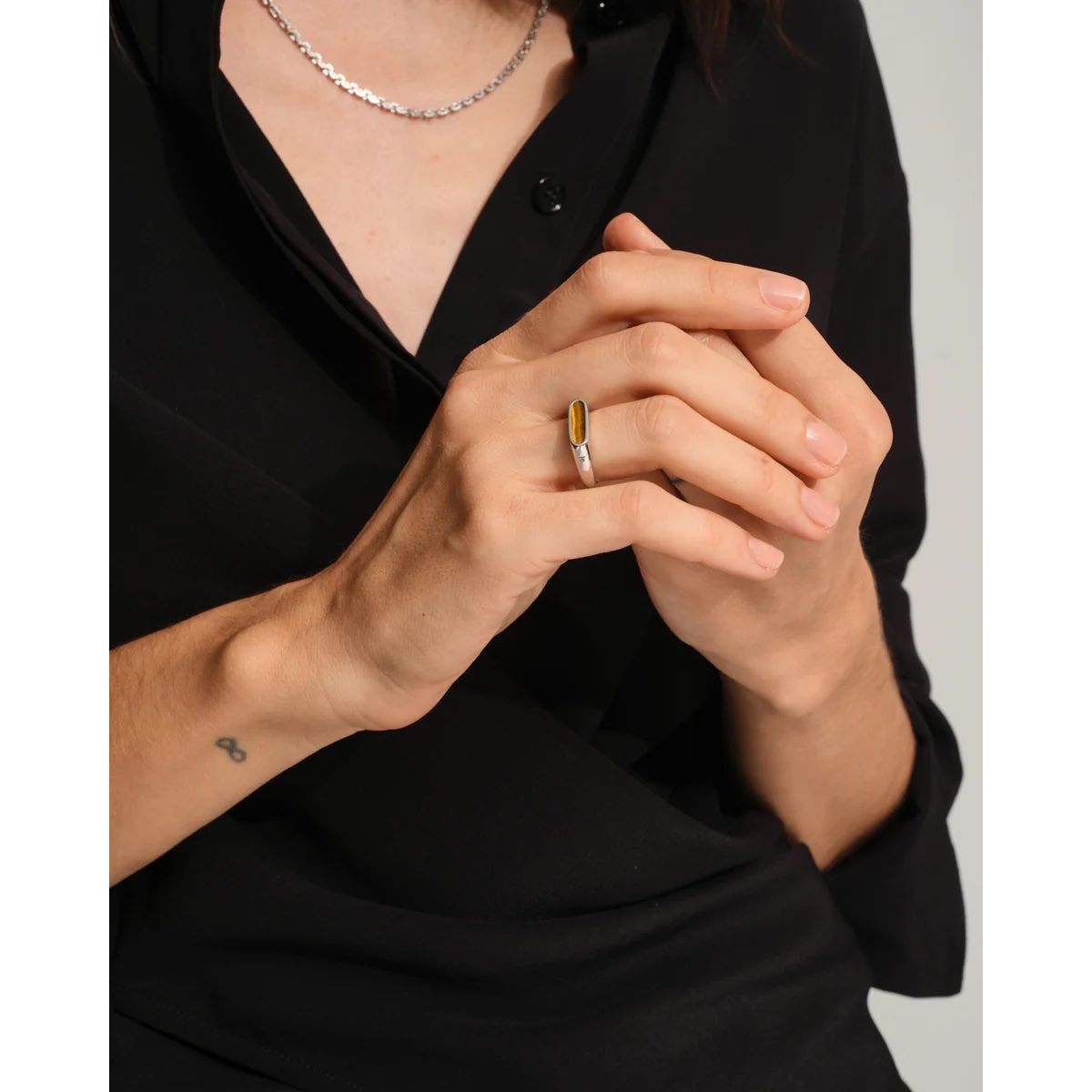 Mario Ring Tiger Eye