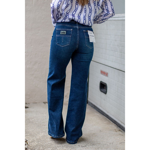 Palazzo Winter Stone - Mid Rise Wide Fit