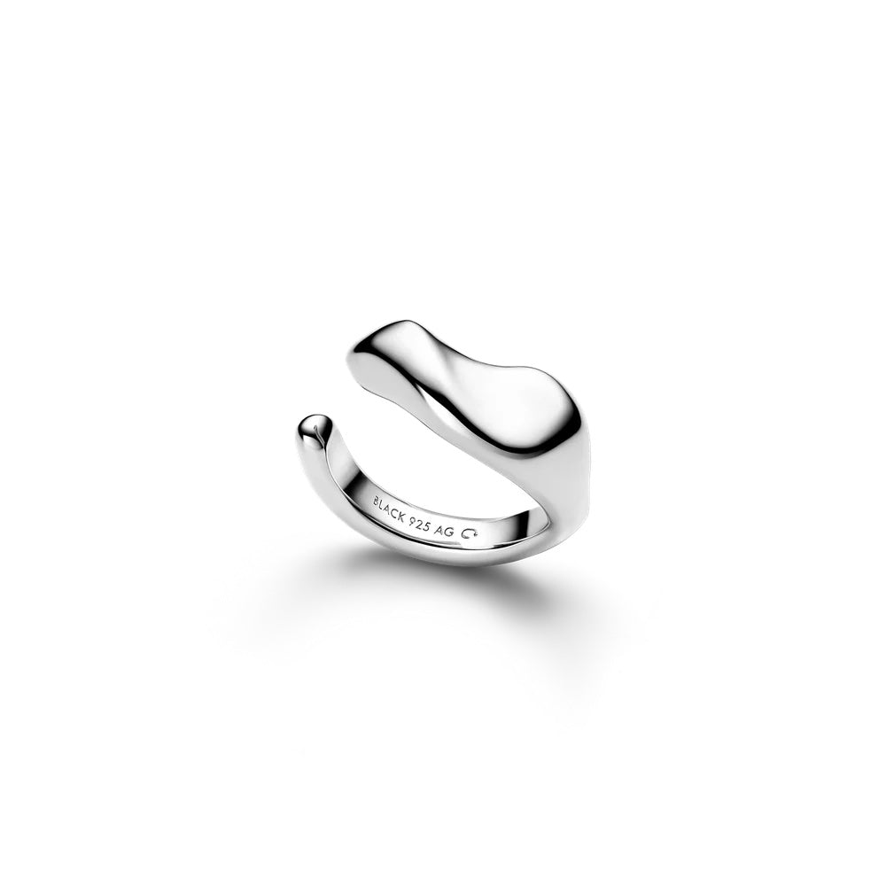 Saddle Ear Cuff Silver