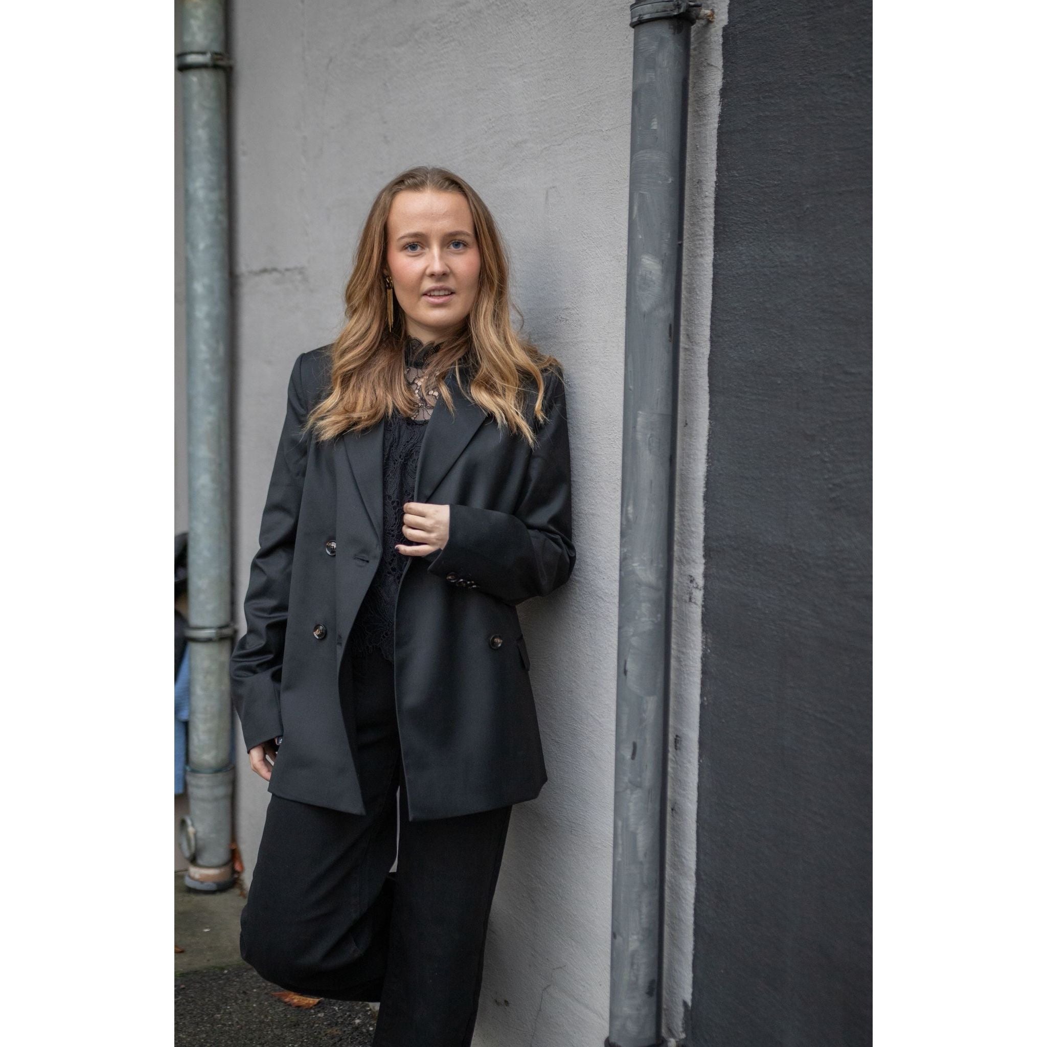 Calendered Wool Blazer