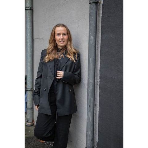 Calendered Wool Blazer