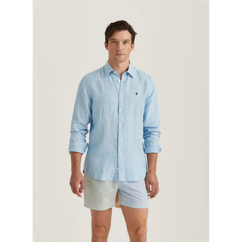 Douglas Linen Shirt-Classic Fit