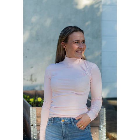 Soft Cotton Rib Long Sleeve T-Shirt