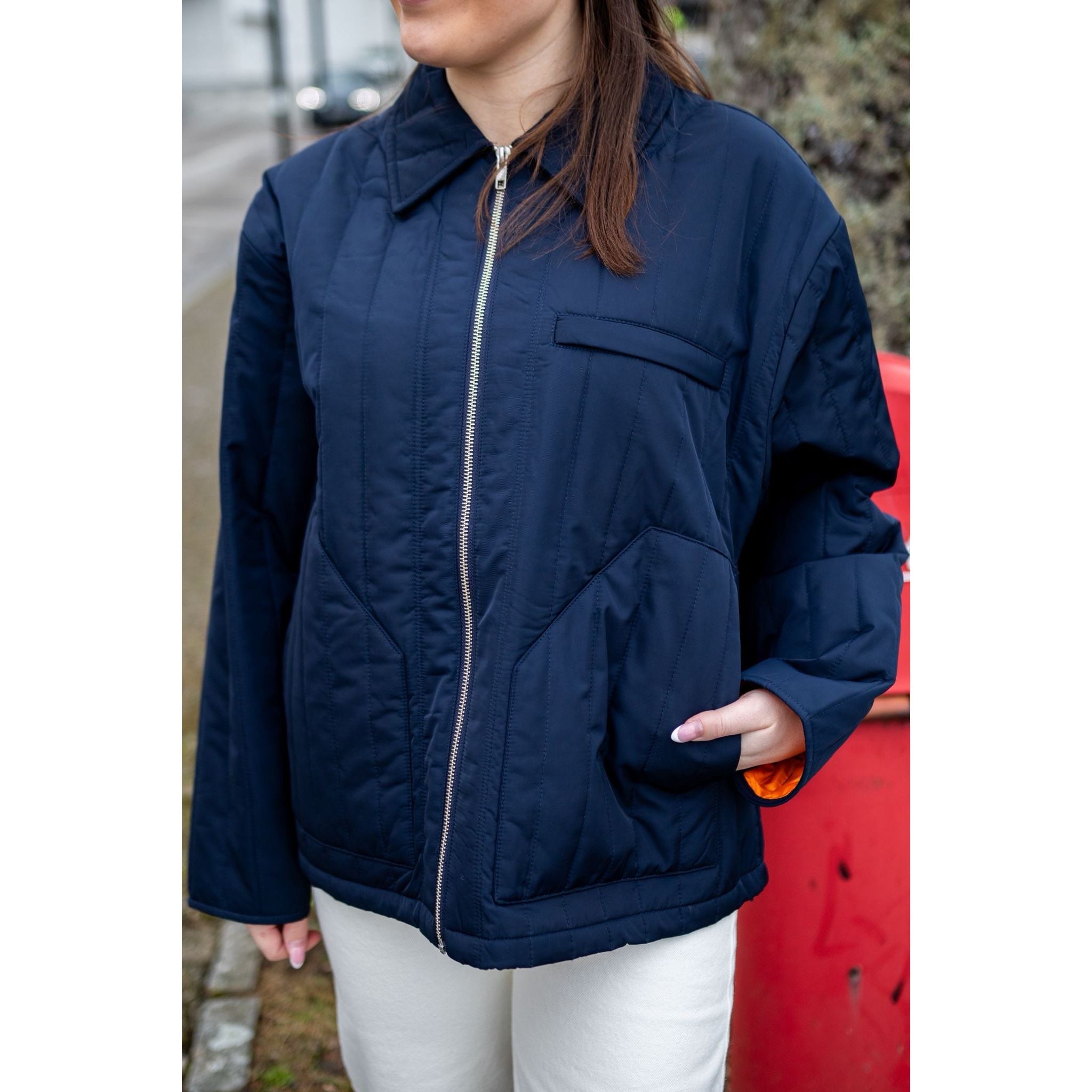 Poly Twill Flora Jacket