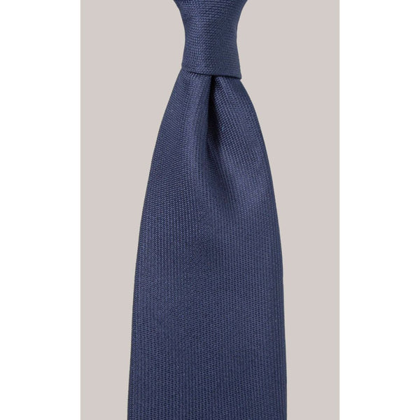 Solid Navy Silk Tie