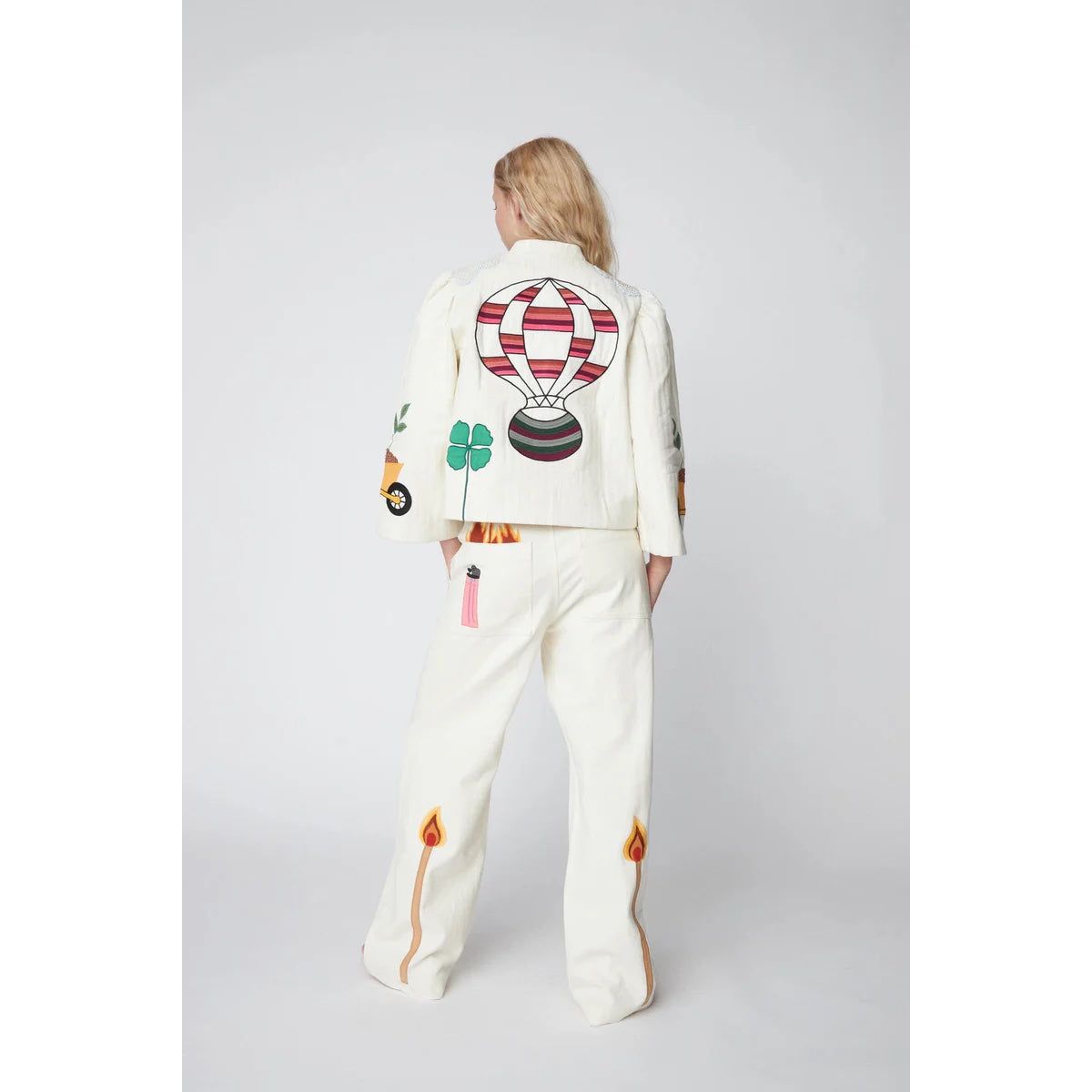 Patchwork Elements Cotton Jacket