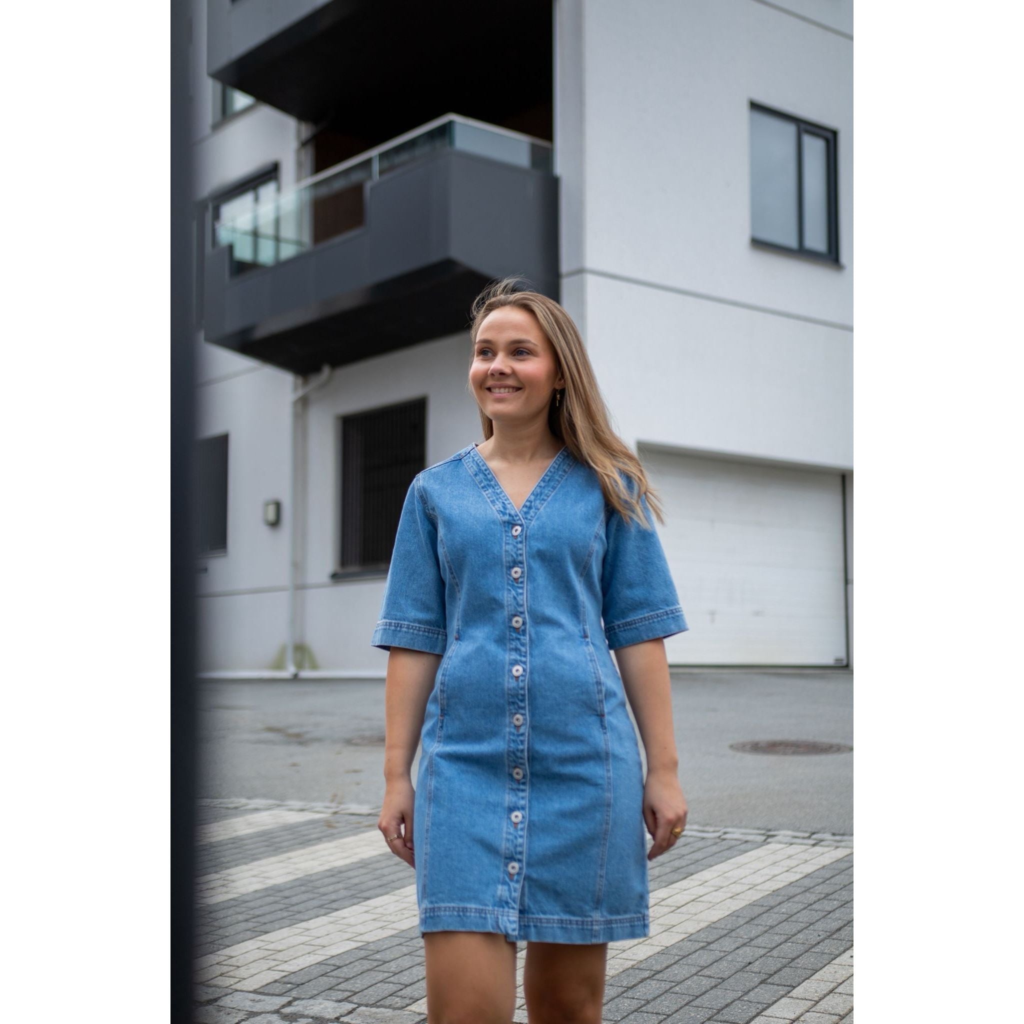 Light Crepe Margot Dress