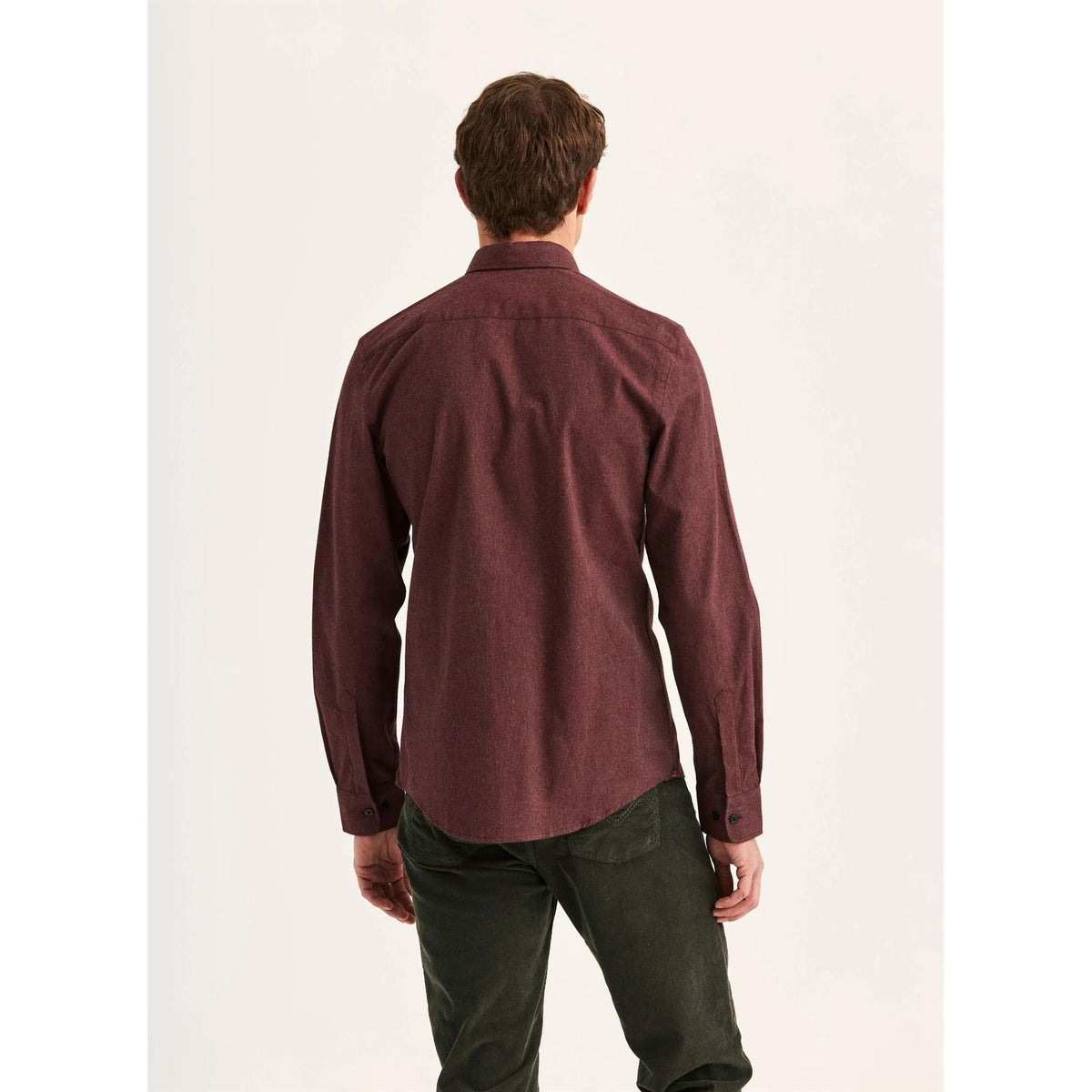 Watts Flannel Shirt - Slim fit Herre