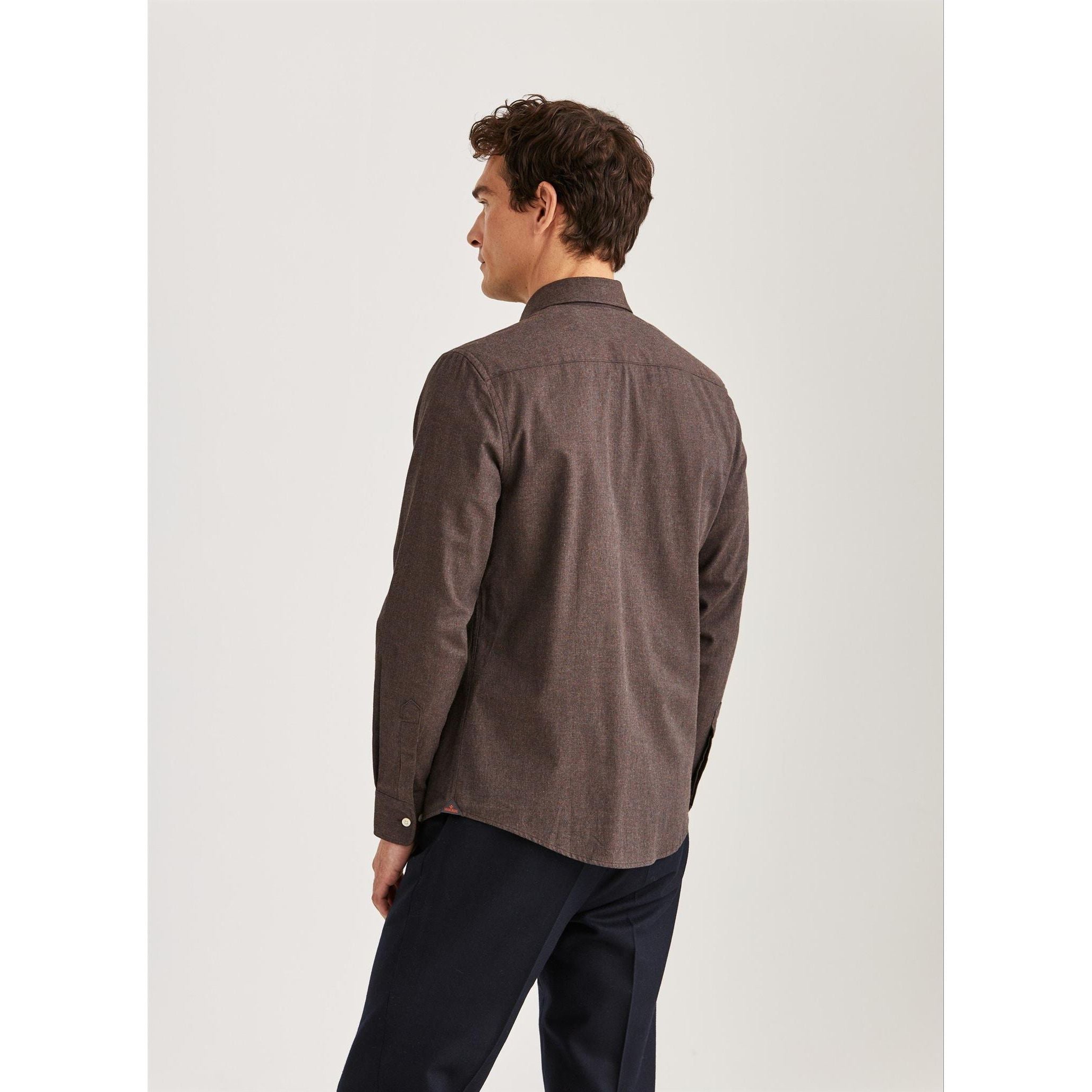 Watts Flannel Shirt - Slim fit Herre