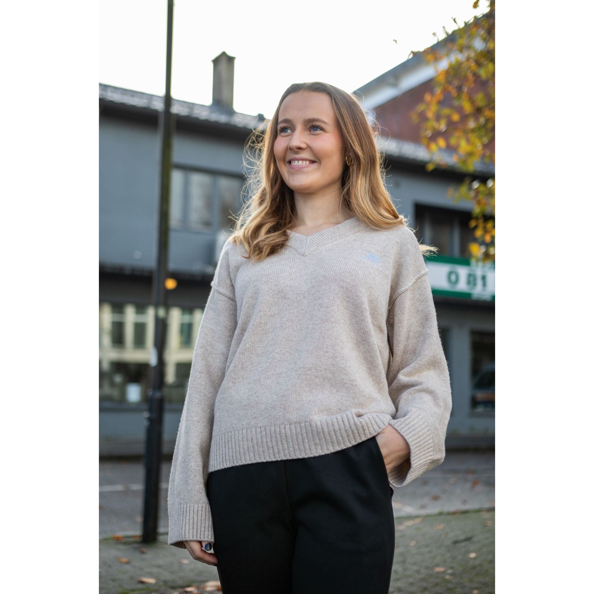 Core Future Wool Mix V-neck