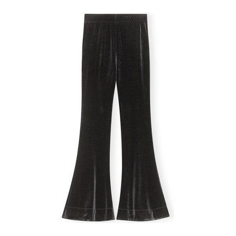 Velvet Jersey Flared Pants