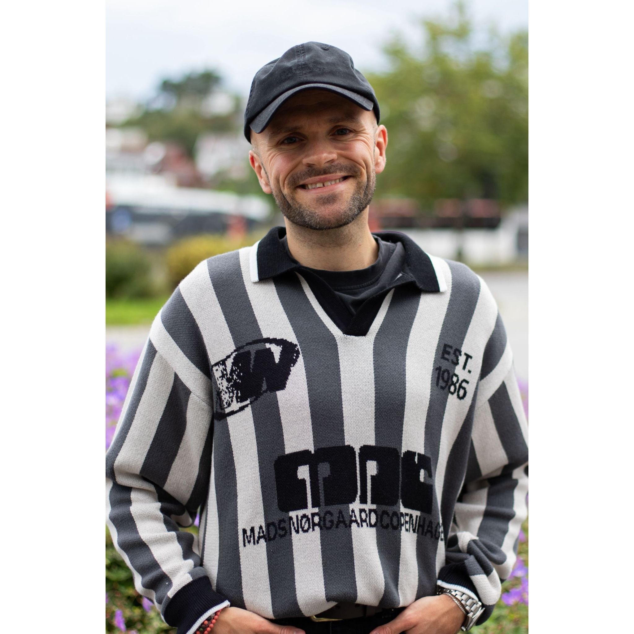 Fancy Liam Football Knit Herre