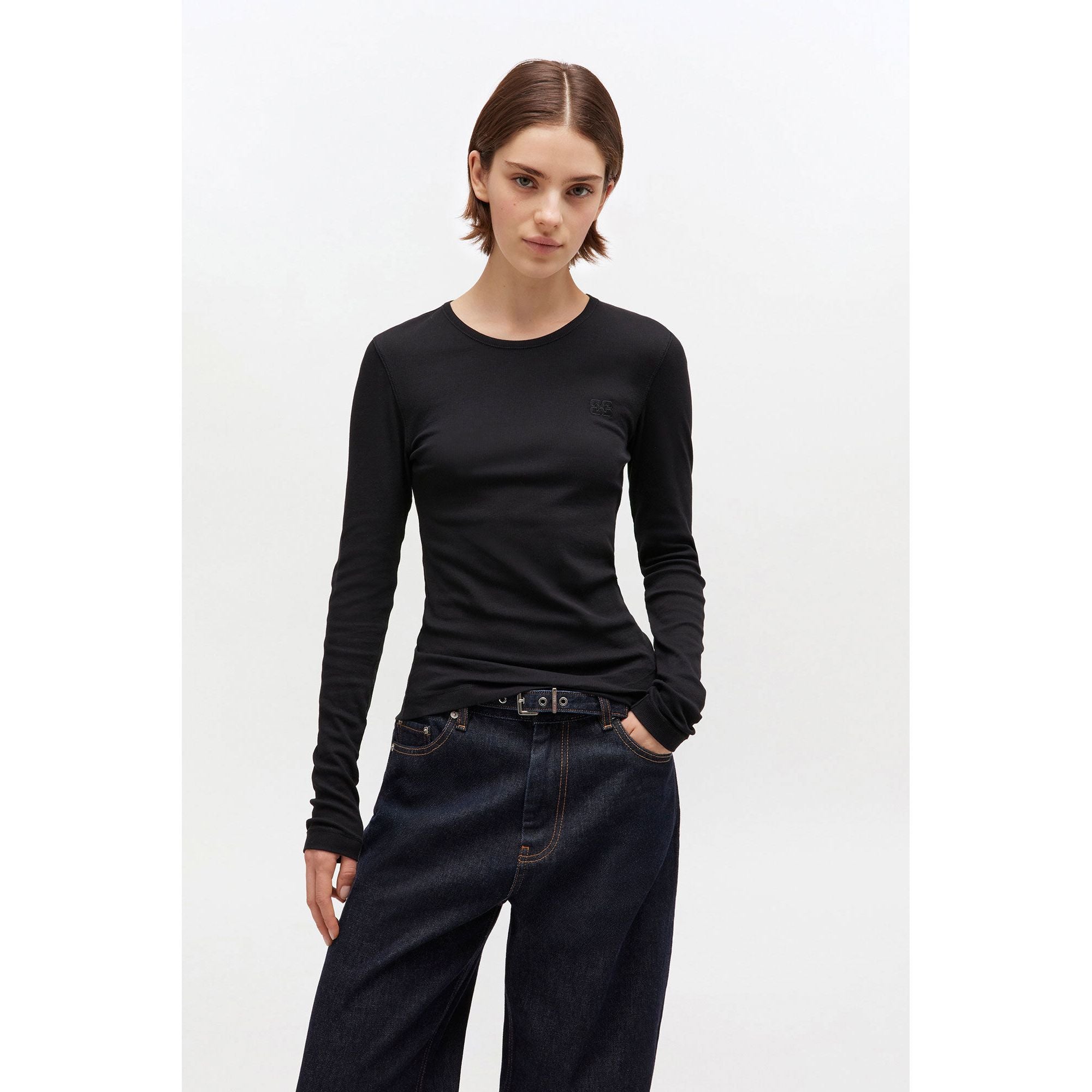 Soft Cotton Rib Long Sleeve