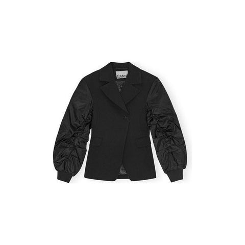 Bonded Crepe Mix Jacket