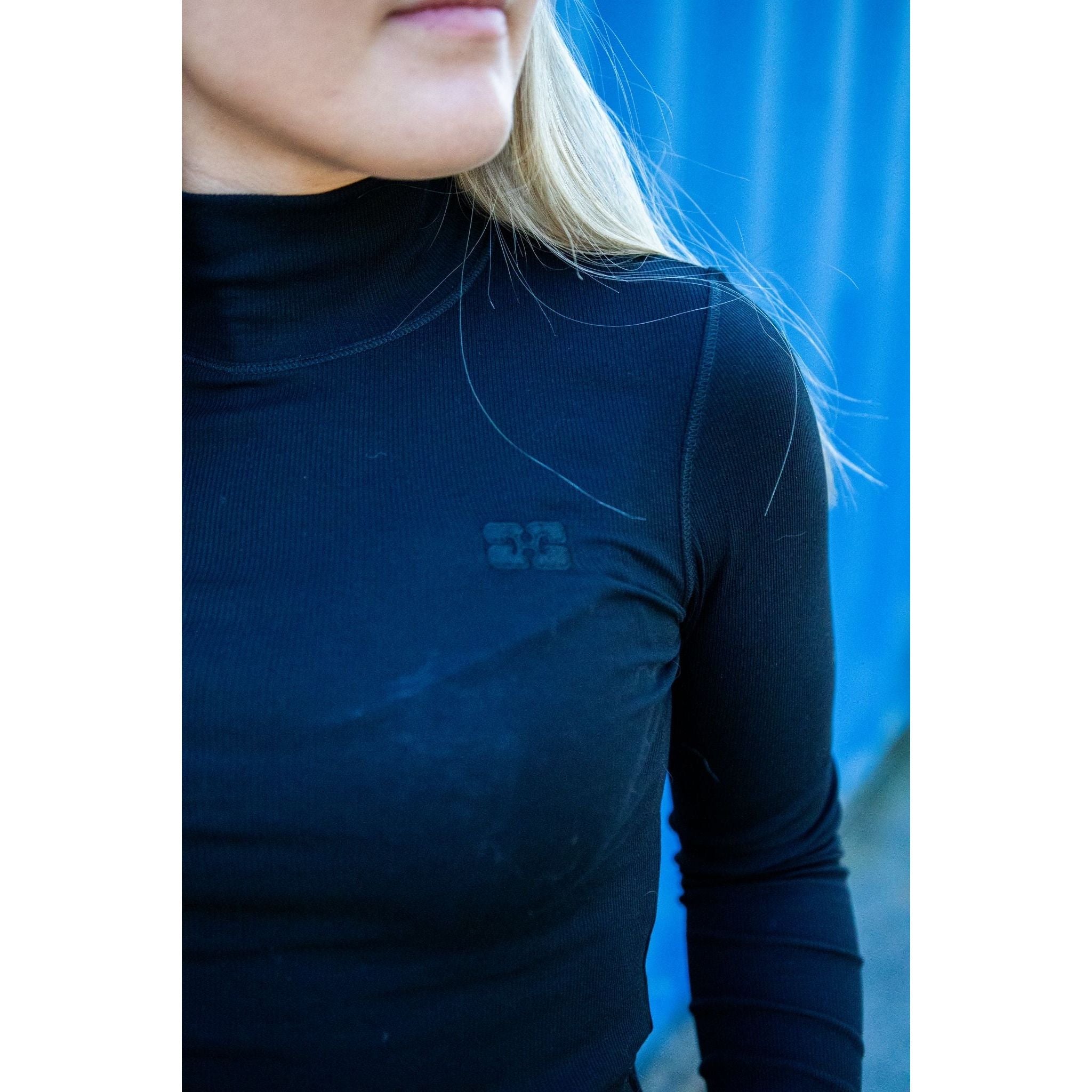 Soft Cotton Rib Long Sleeve T-Shirt