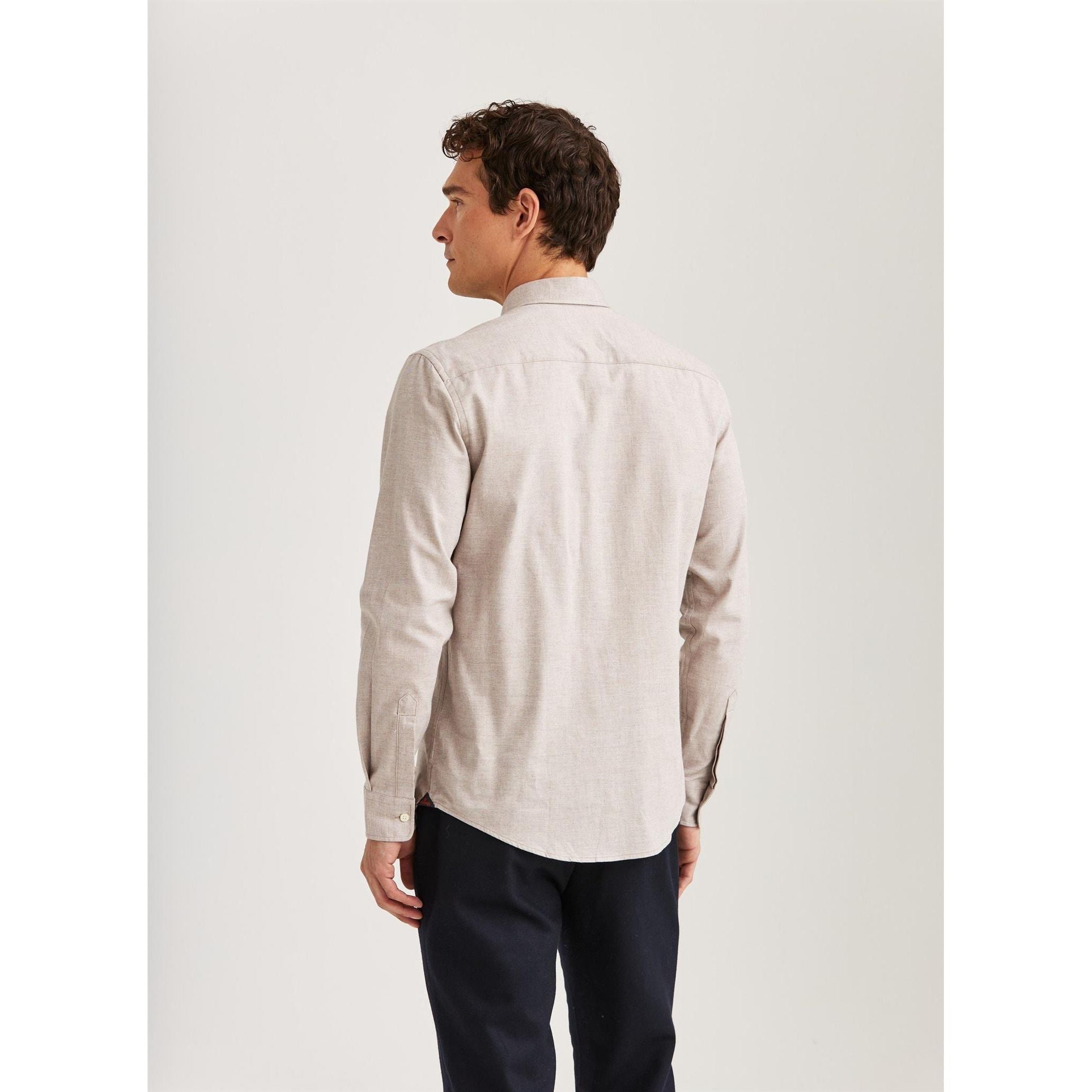 Watts Flannel Shirt - Slim fit Herre