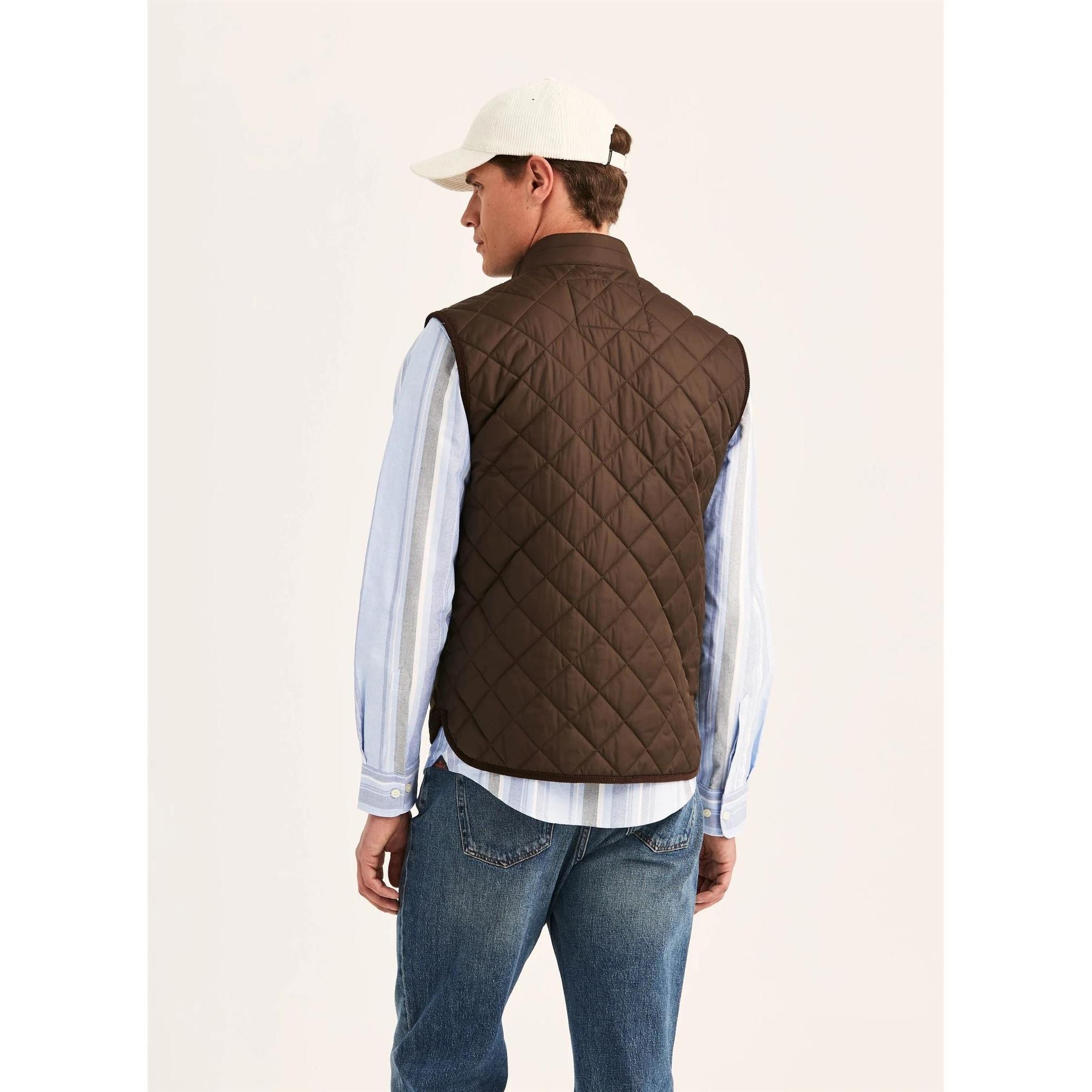 Teddy Quilted Vest Herre