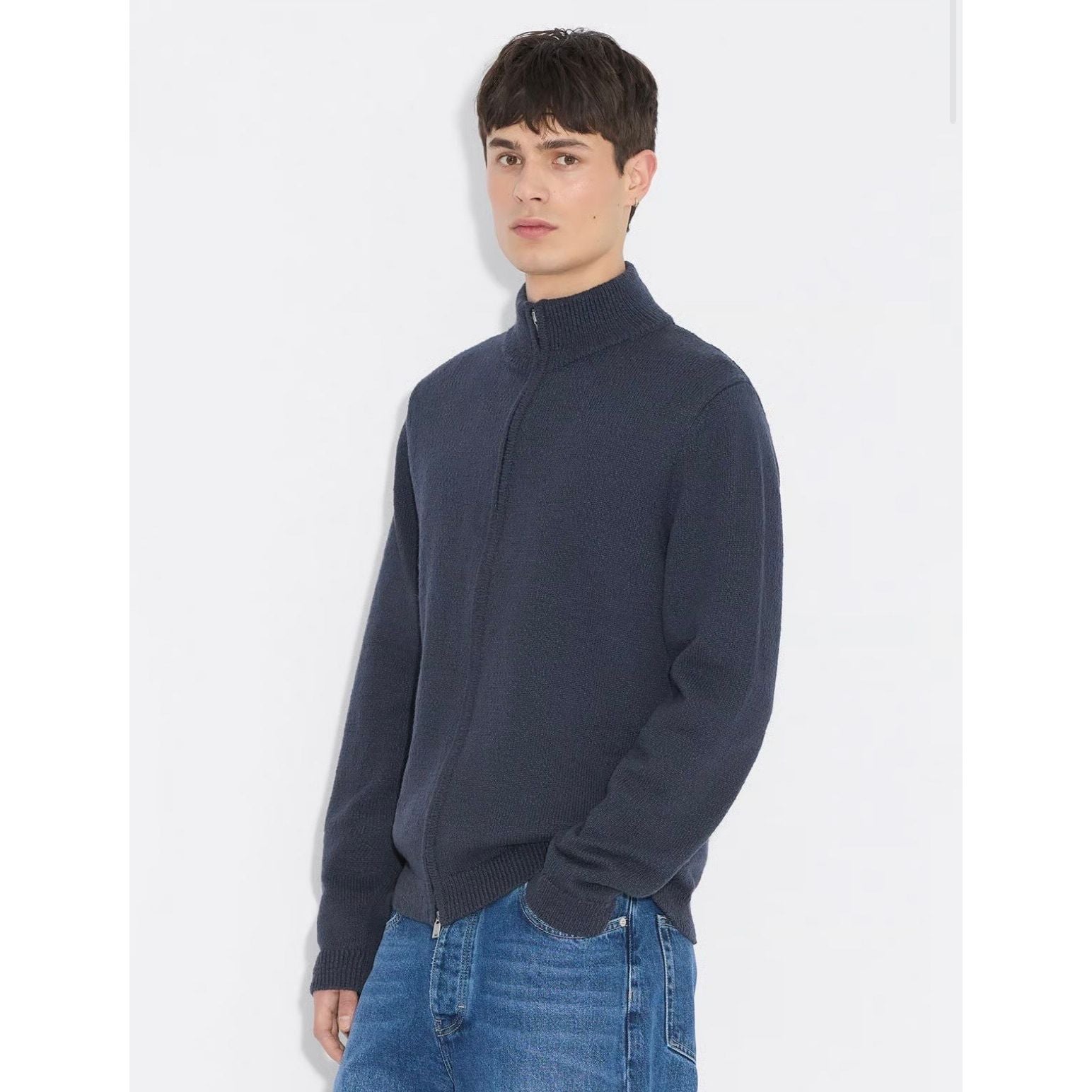 Atlantic Zip Cardigan Herre