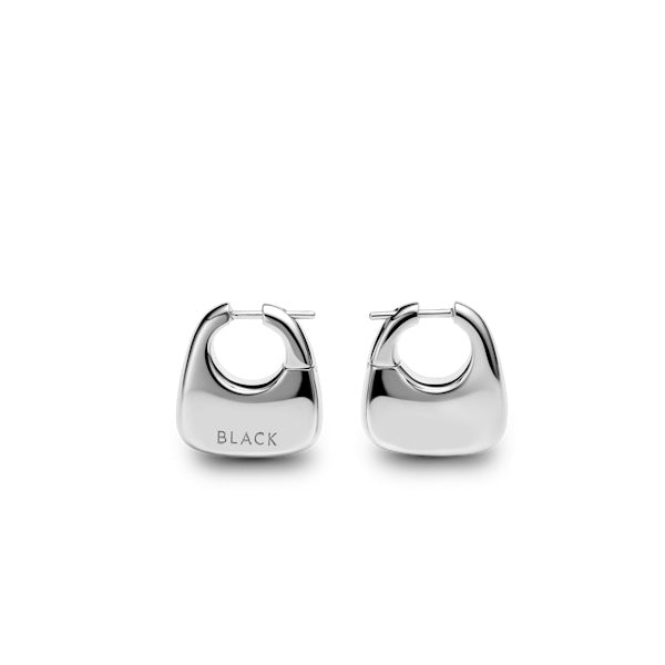 Tote Earrings Medium Silver