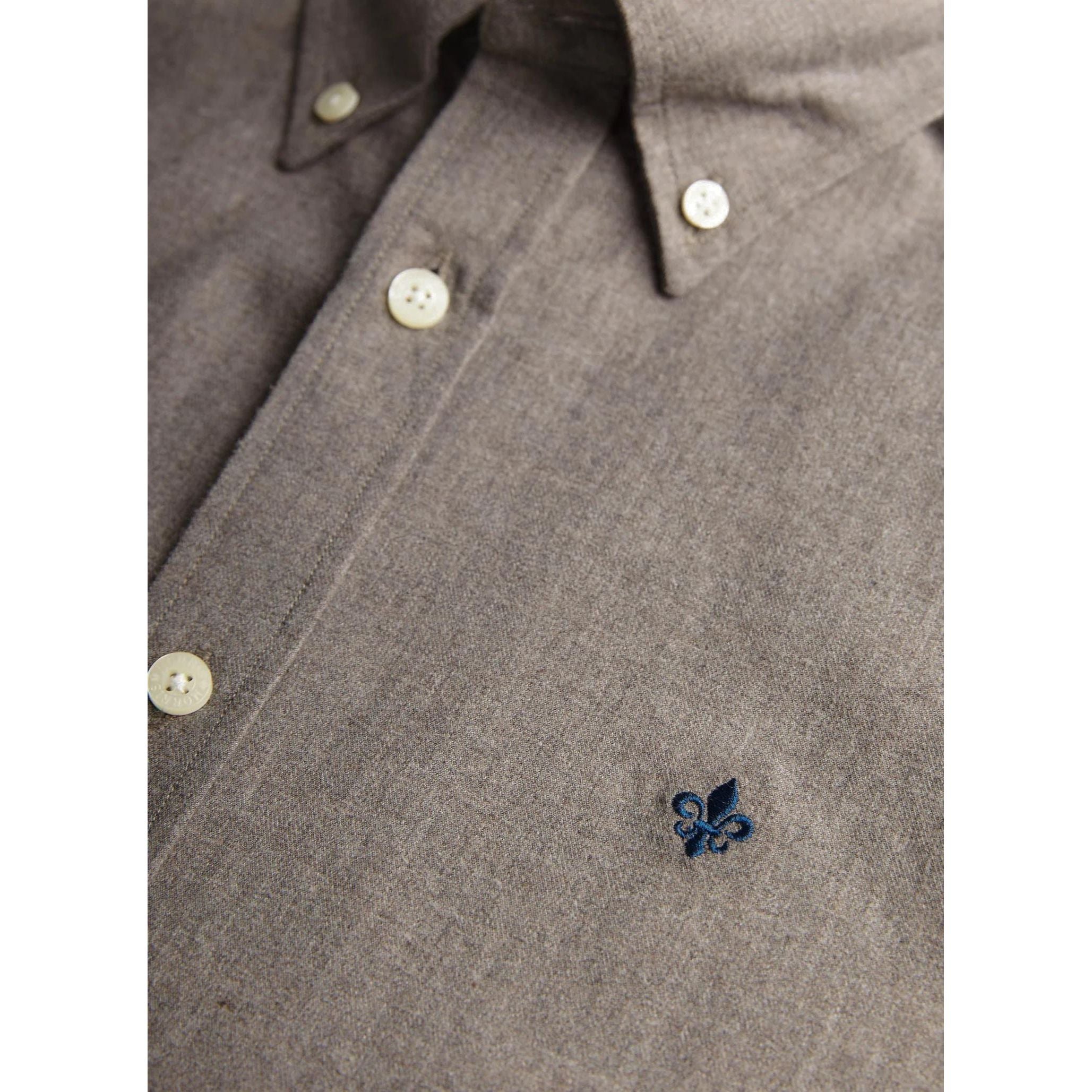 Watts Flannel Shirt - Slim fit Herre