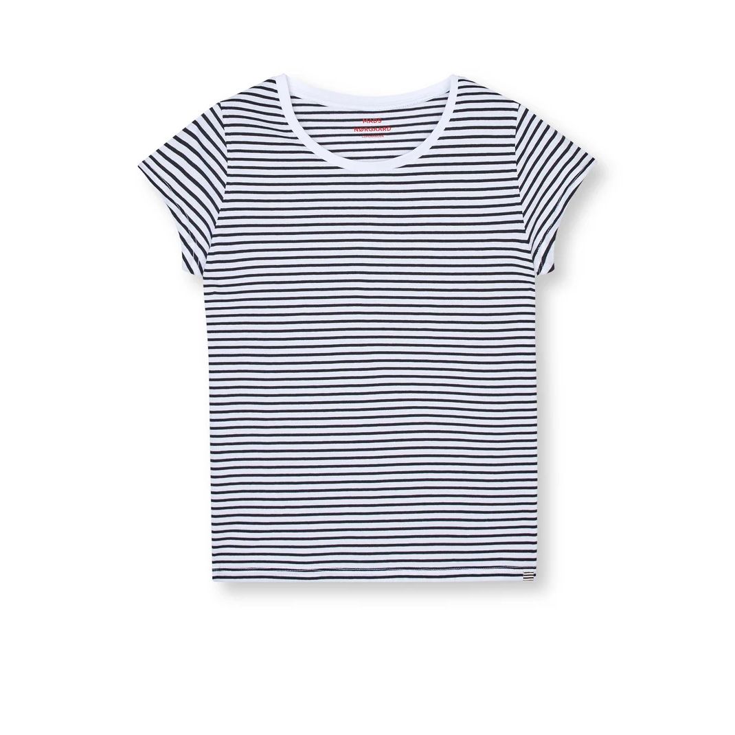 Organic Jersey Stripe Teasy Tee FAV