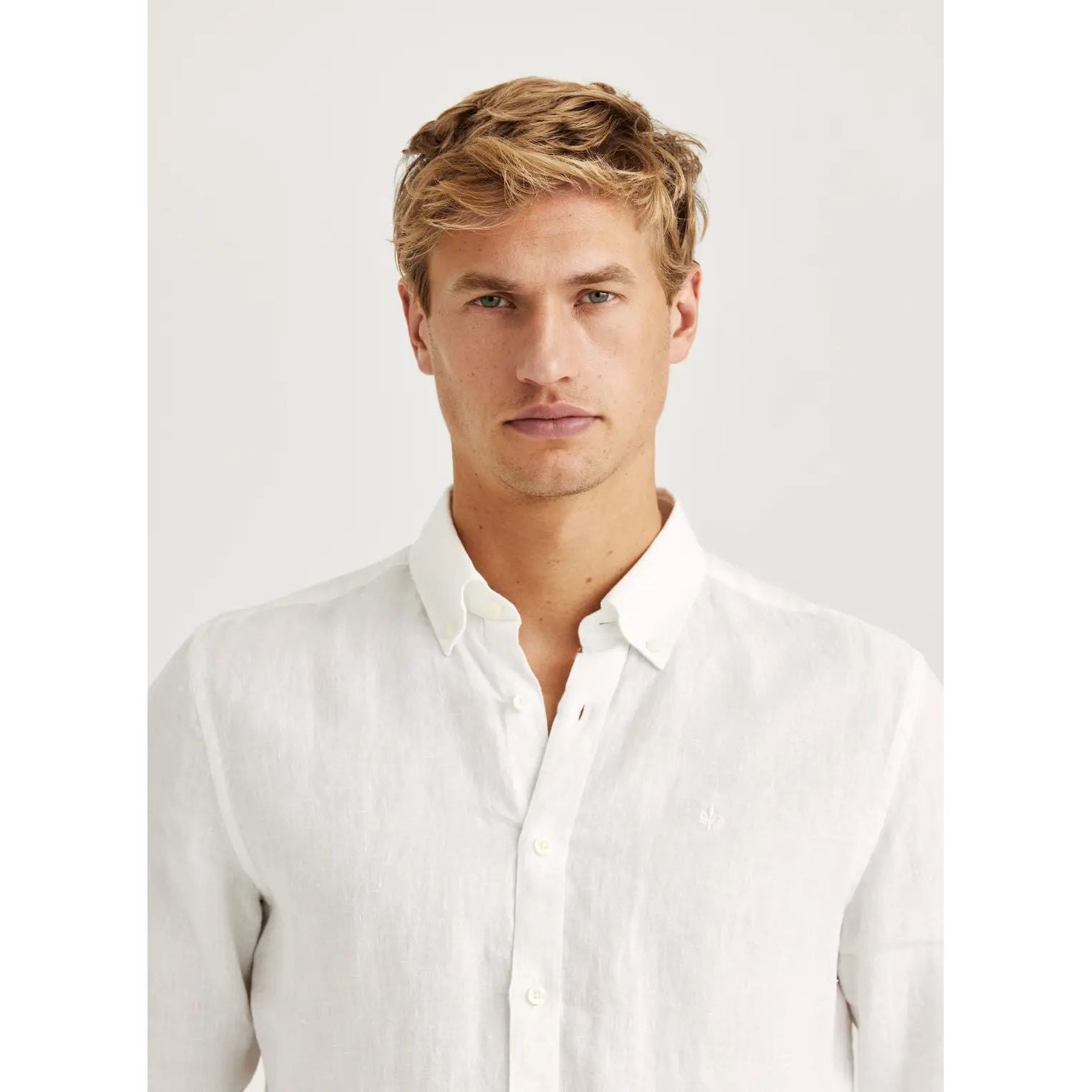 Douglas Linen Shirt-Classic Fit