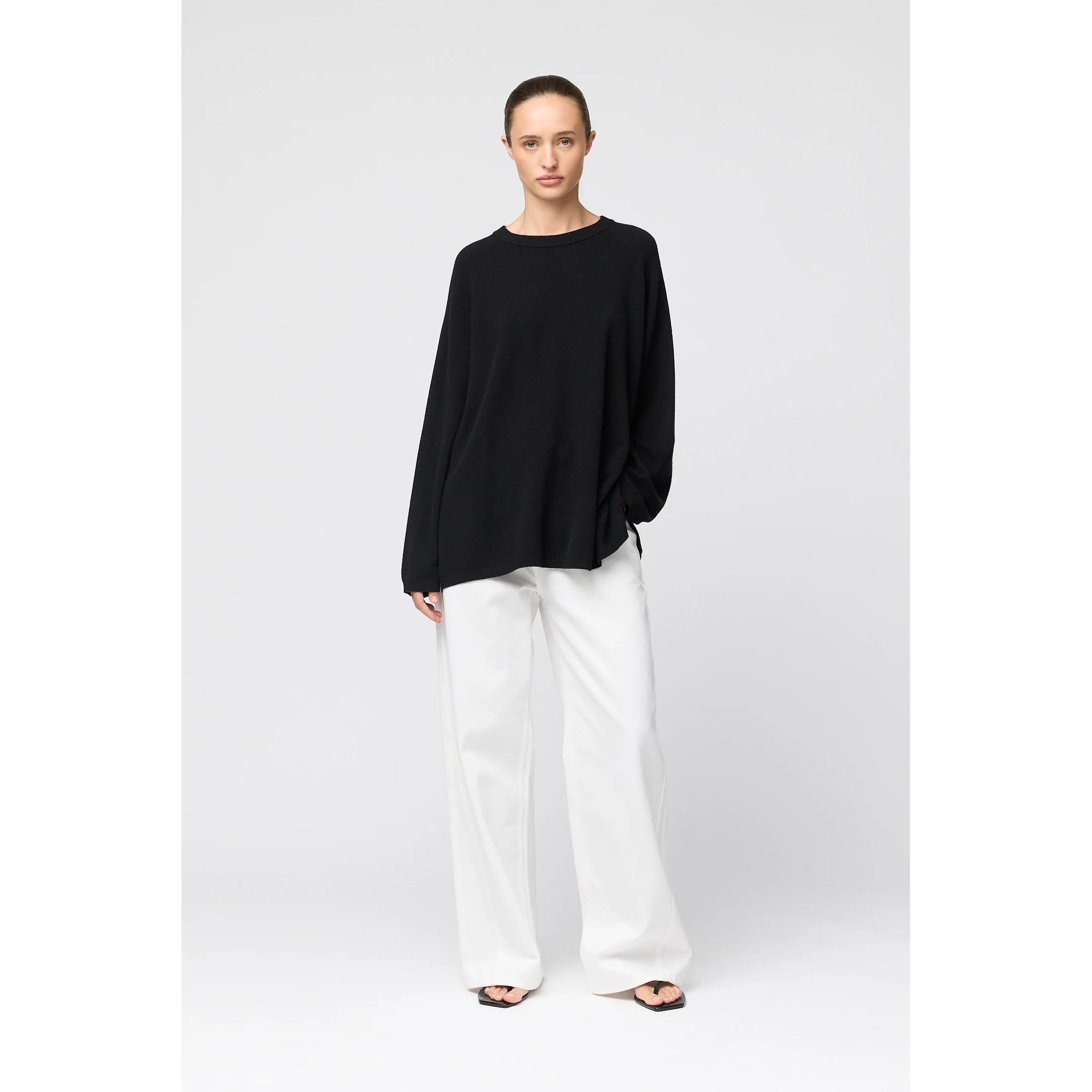 Roma Wool Sweater Jet Black