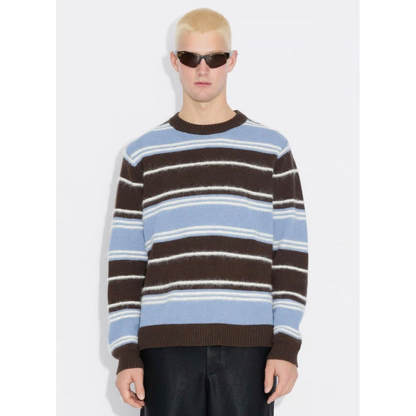 Wool Stripe Crew Herre