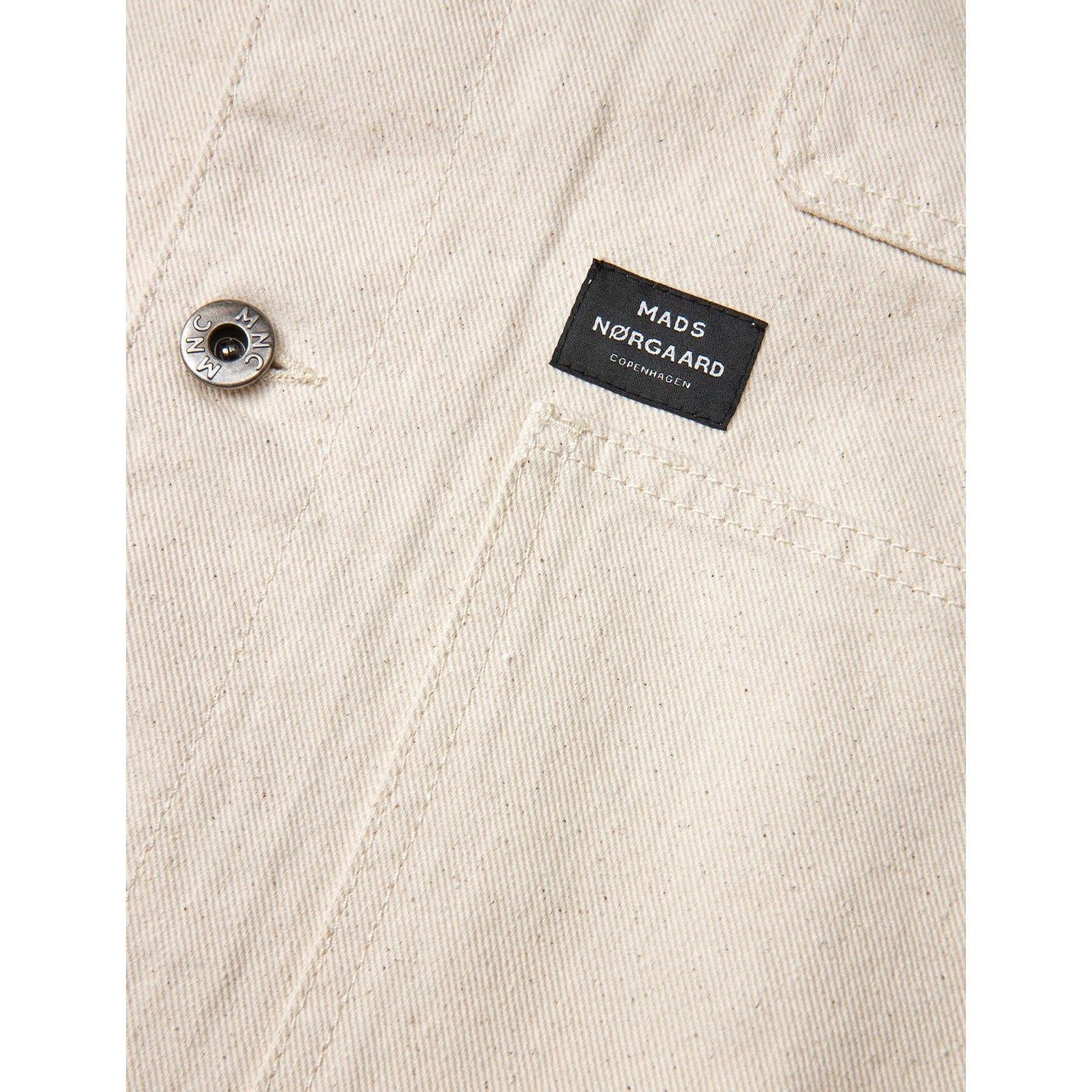 Natur Cotton Chore Jacket Herre