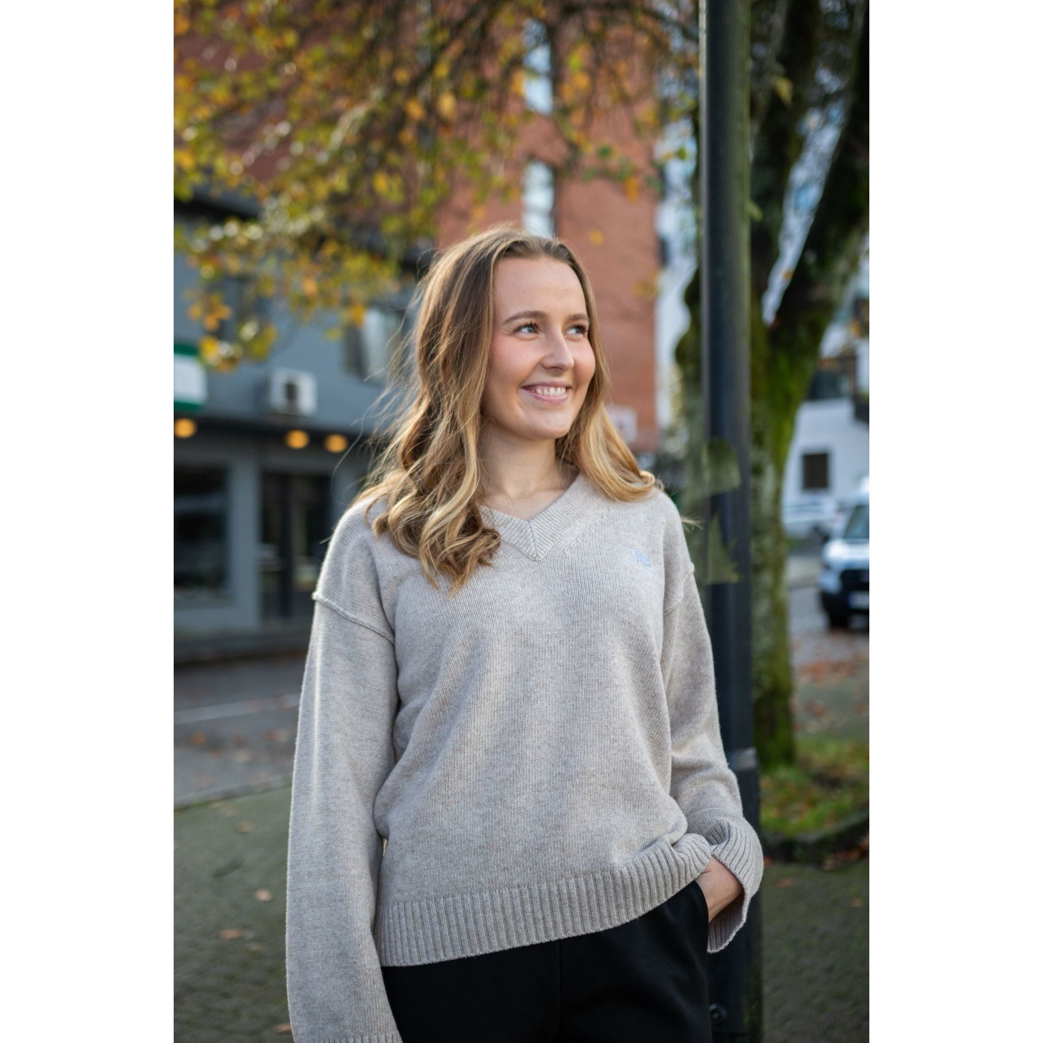 Core Future Wool Mix V-neck