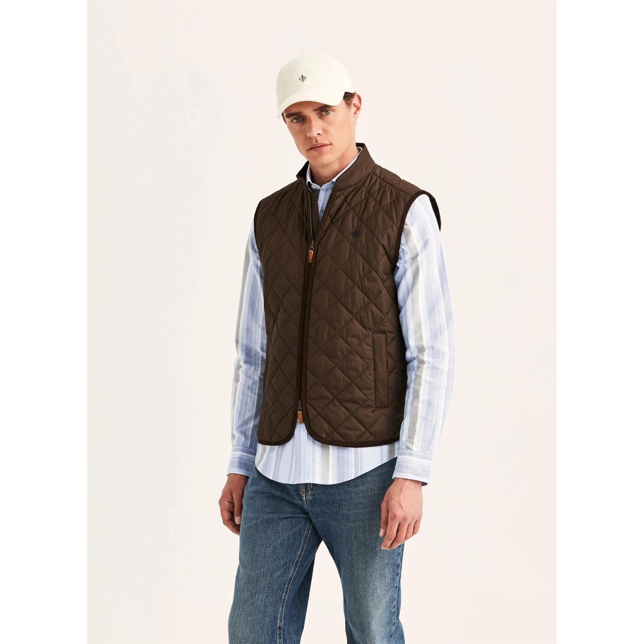 Teddy Quilted Vest Herre